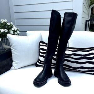 Steve Madden Tall Goth Platform Boots Size 8 | 25” Knee High Chunky Grunge